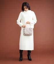 BPCAS25130 MK MICHEL KLEIN BAG(MK ミッシェルクラン バッグ) ドットレーストートバッグ ピンク