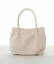 BPCAS25130 MK MICHEL KLEIN BAG(MK ミッシェルクラン バッグ) ドットレーストートバッグ アイボリー