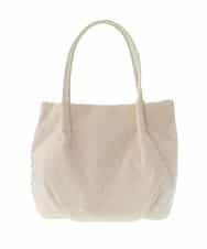 BPCAS25130 MK MICHEL KLEIN BAG(MK ミッシェルクラン バッグ) ドットレーストートバッグ アイボリー