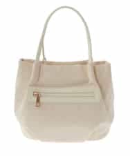 BPCAS25130 MK MICHEL KLEIN BAG(MK ミッシェルクラン バッグ) ドットレーストートバッグ アイボリー