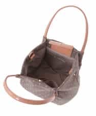 BPCAS25130 MK MICHEL KLEIN BAG(MK ミッシェルクラン バッグ) ドットレーストートバッグ アイボリー
