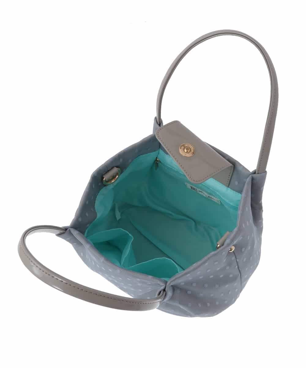 BPCAS25130 MK MICHEL KLEIN BAG(MK ミッシェルクラン バッグ) ドットレーストートバッグ アイボリー
