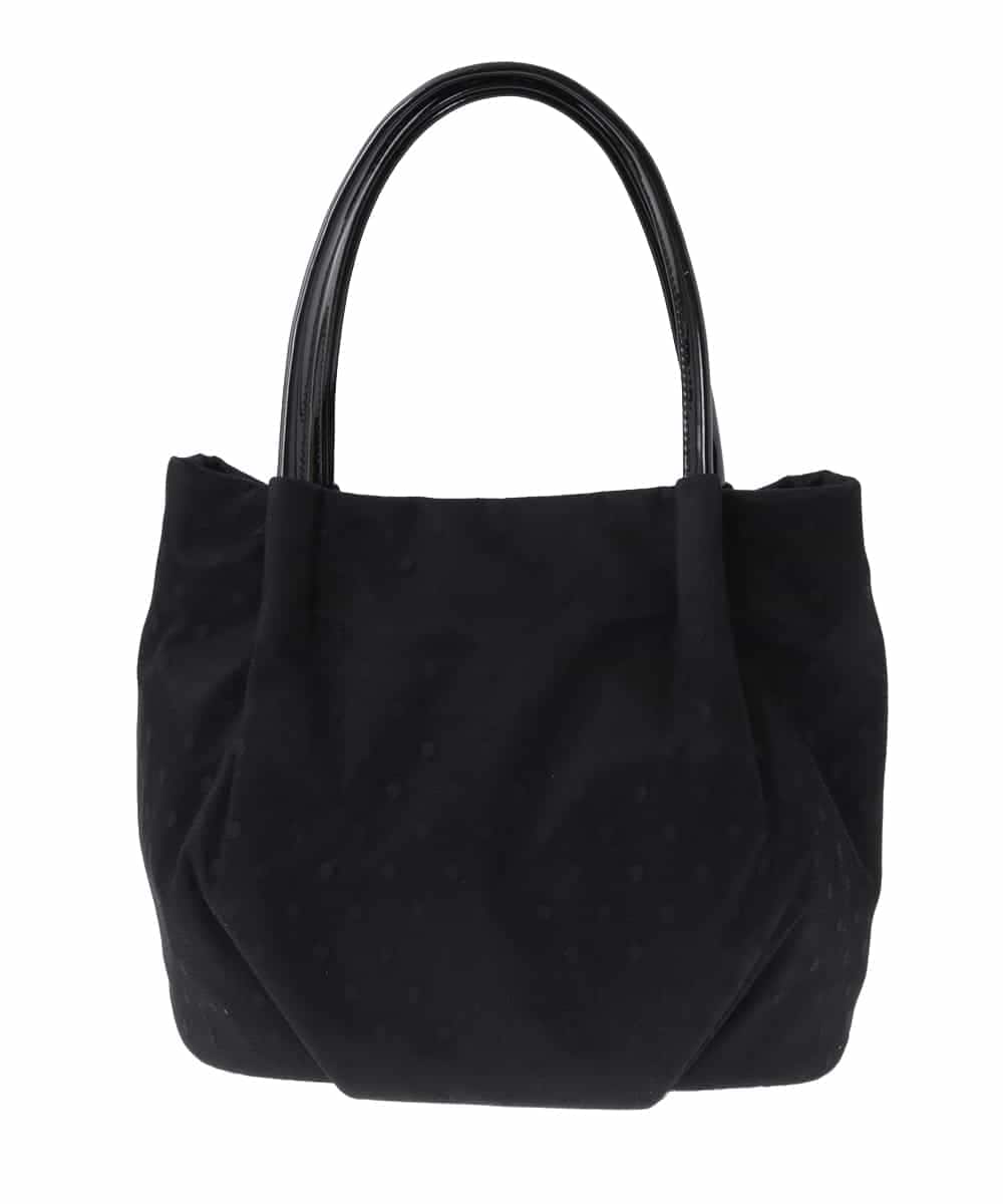 BPCAS25130 MK MICHEL KLEIN BAG(MK ミッシェルクラン バッグ) ドットレーストートバッグ ブラック