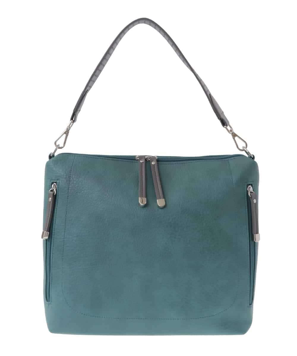 BPCAV11140 MK MICHEL KLEIN BAG(MK ミッシェルクラン バッグ) [2WAY]合成皮革ワンハンドルバッグ グリーン