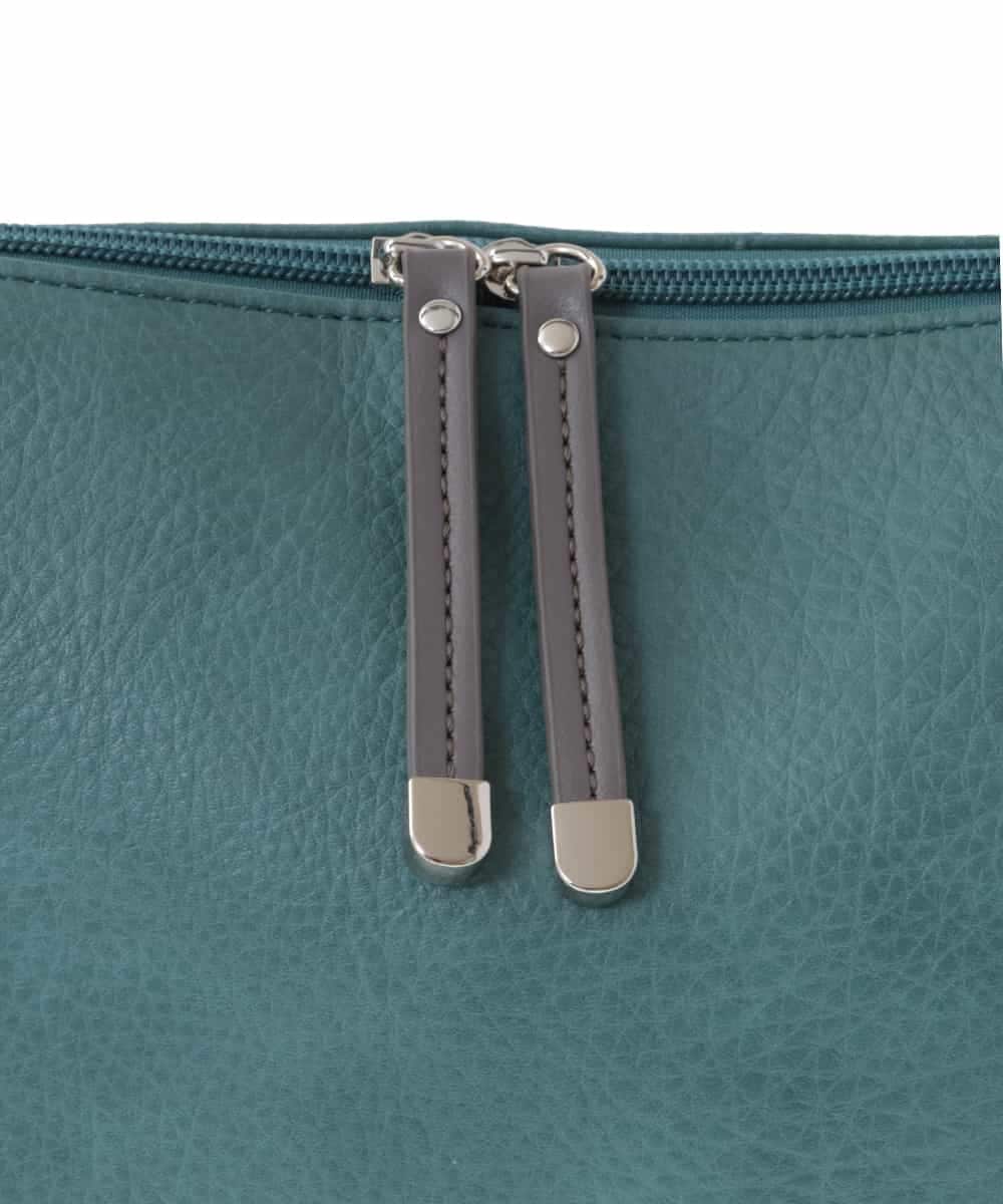BPCAV11140 MK MICHEL KLEIN BAG(MK ミッシェルクラン バッグ) [2WAY]合成皮革ワンハンドルバッグ グリーン