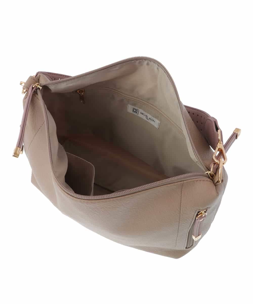 BPCAV11140 MK MICHEL KLEIN BAG(MK ミッシェルクラン バッグ) [2WAY]合成皮革ワンハンドルバッグ グリーン