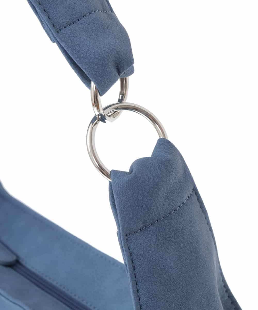 BPCAV25140 MK MICHEL KLEIN BAG(MK ミッシェルクラン バッグ) [A4収納可能]合成皮革ワンショルダーバッグ ネイビー