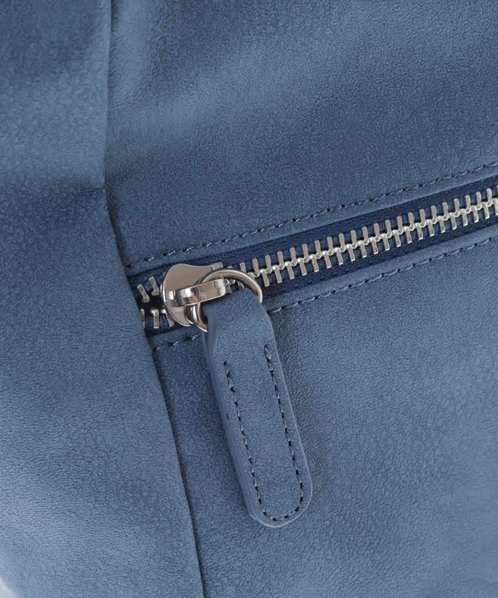 BPCAV25140 MK MICHEL KLEIN BAG(MK ミッシェルクラン バッグ) [A4収納可能]合成皮革ワンショルダーバッグ ネイビー