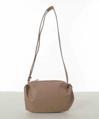 BPCAW40130 MK MICHEL KLEIN BAG フェイクレザー ラウンドショルダーバッグ