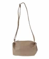 BPCAW40130 MK MICHEL KLEIN BAG(MK ミッシェルクラン バッグ) フェイクレザー ラウンドショルダーバッグ ベージュ