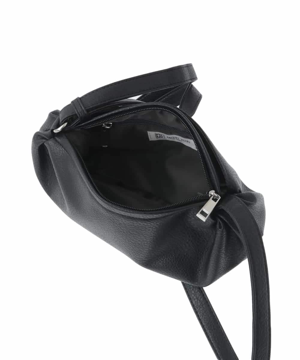 BPCAW40130 MK MICHEL KLEIN BAG(MK ミッシェルクラン バッグ) フェイクレザー ラウンドショルダーバッグ ベージュ