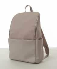 BPCAW41150 MK MICHEL KLEIN BAG(MK ミッシェルクラン バッグ) 異素材ジョイントラウンドジップリュック ベージュ