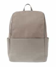BPCAW41150 MK MICHEL KLEIN BAG(MK ミッシェルクラン バッグ) 異素材ジョイントラウンドジップリュック ベージュ