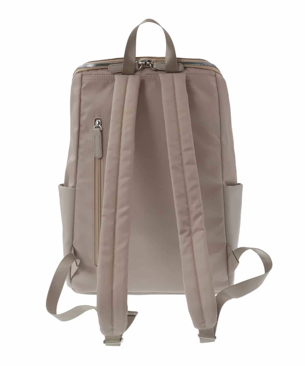 BPCAW41150 MK MICHEL KLEIN BAG(MK ミッシェルクラン バッグ) 異素材ジョイントラウンドジップリュック ベージュ