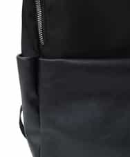 BPCAW41150 MK MICHEL KLEIN BAG(MK ミッシェルクラン バッグ) 異素材ジョイントラウンドジップリュック ベージュ