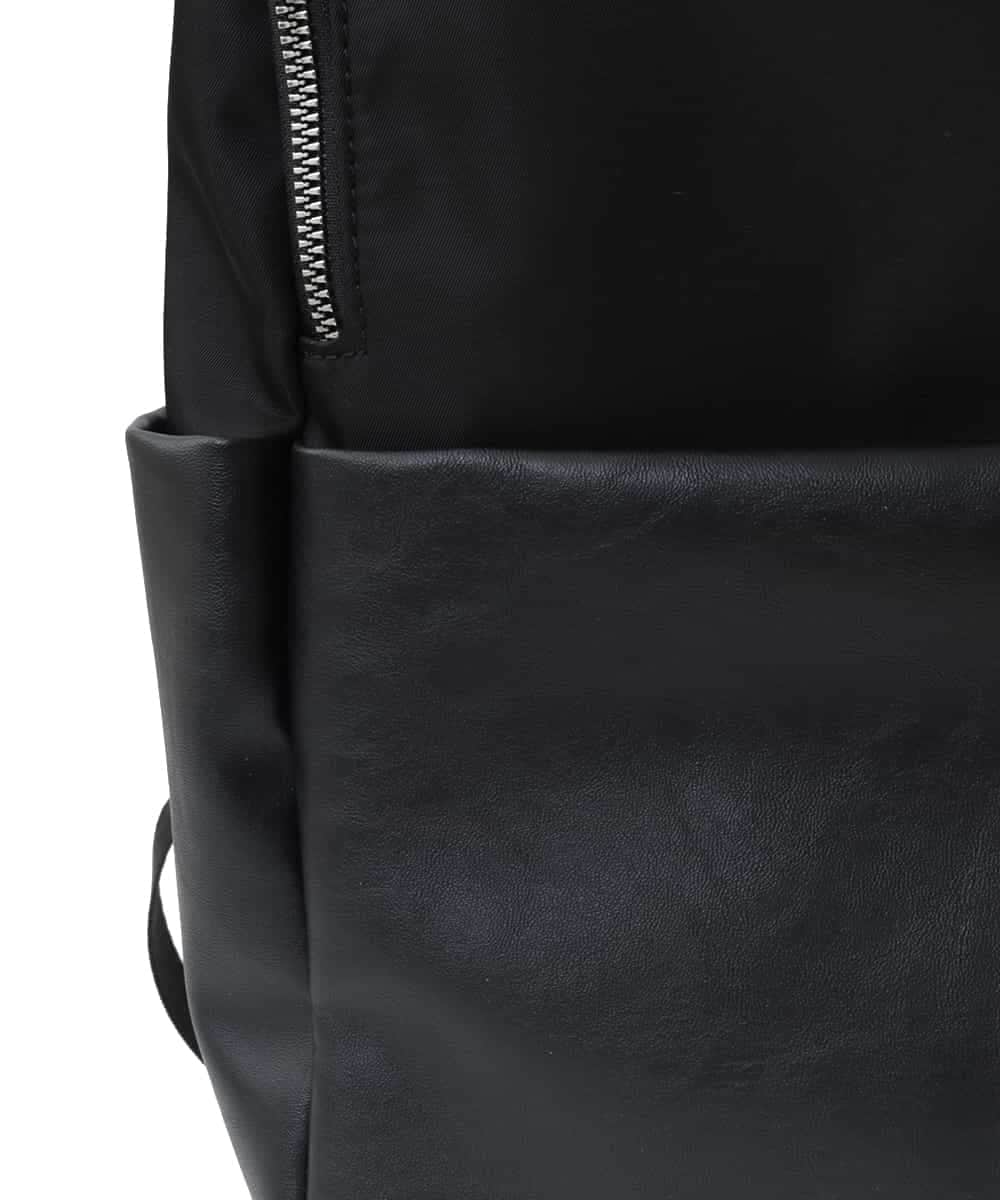 BPCAW41150 MK MICHEL KLEIN BAG(MK ミッシェルクラン バッグ) 異素材ジョイントラウンドジップリュック ベージュ