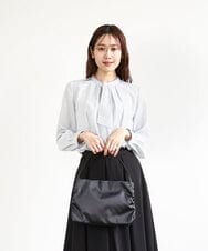 BPCEA11120 MK MICHEL KLEIN BAG(MK ミッシェルクラン バッグ) [2WAY]サイドギャザーサテントートバッグ ベージュ