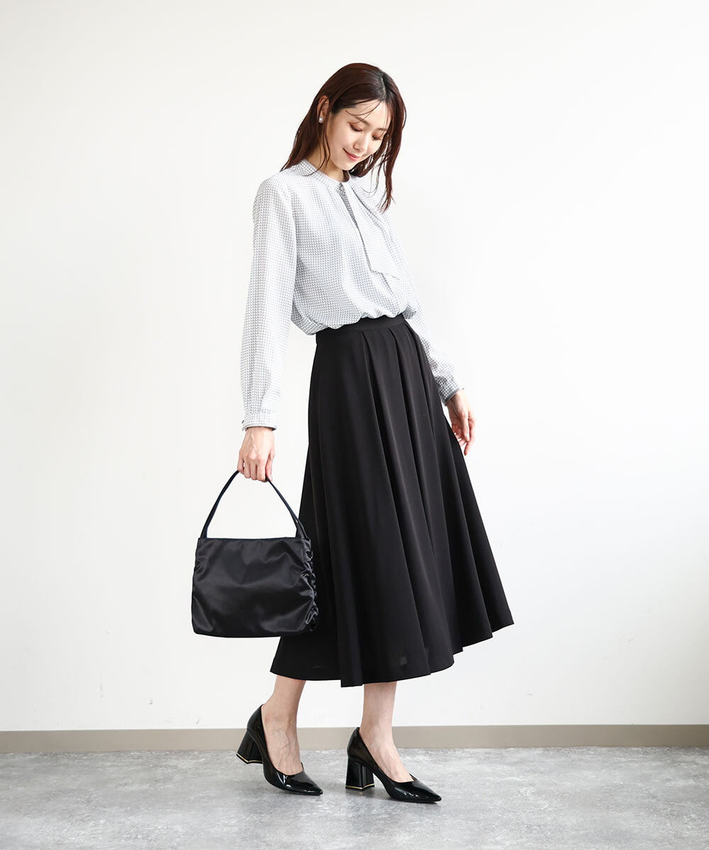 BPCEA11120 MK MICHEL KLEIN BAG(MK ミッシェルクラン バッグ) [2WAY]サイドギャザーサテントートバッグ ベージュ