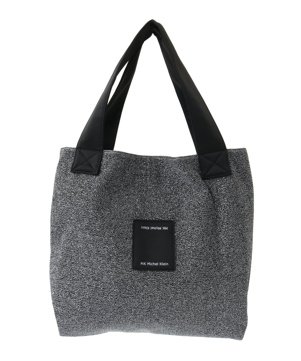 BPCEA12120 MK MICHEL KLEIN BAG(MK ミッシェルクラン バッグ) メタリックラメスクエアトートバッグ ライトブルー
