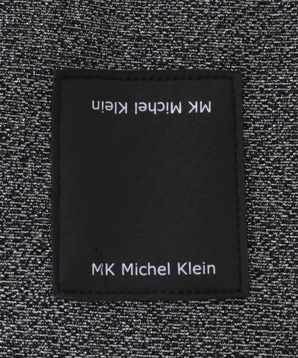 BPCEA12120 MK MICHEL KLEIN BAG(MK ミッシェルクラン バッグ) メタリックラメスクエアトートバッグ ライトブルー