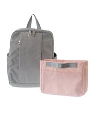 BPCEA22160 MK MICHEL KLEIN BAG(MK ミッシェルクラン バッグ) [撥水/収納アドバイザー監修]タックデザインコンパクトリュック マスタード