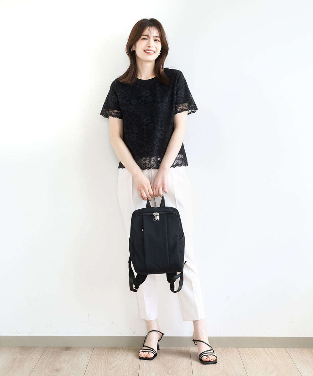 BPCEA22160 MK MICHEL KLEIN BAG(MK ミッシェルクラン バッグ) [撥水/収納アドバイザー監修]タックデザインコンパクトリュック マスタード