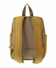 BPCEA22160 MK MICHEL KLEIN BAG(MK ミッシェルクラン バッグ) [撥水/収納アドバイザー監修]タックデザインコンパクトリュック マスタード
