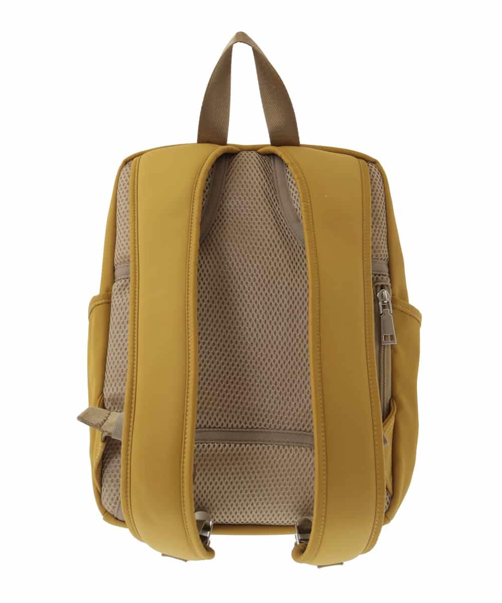 BPCEA22160 MK MICHEL KLEIN BAG(MK ミッシェルクラン バッグ) [撥水/収納アドバイザー監修]タックデザインコンパクトリュック マスタード