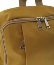 BPCEA22160 MK MICHEL KLEIN BAG(MK ミッシェルクラン バッグ) [撥水/収納アドバイザー監修]タックデザインコンパクトリュック マスタード