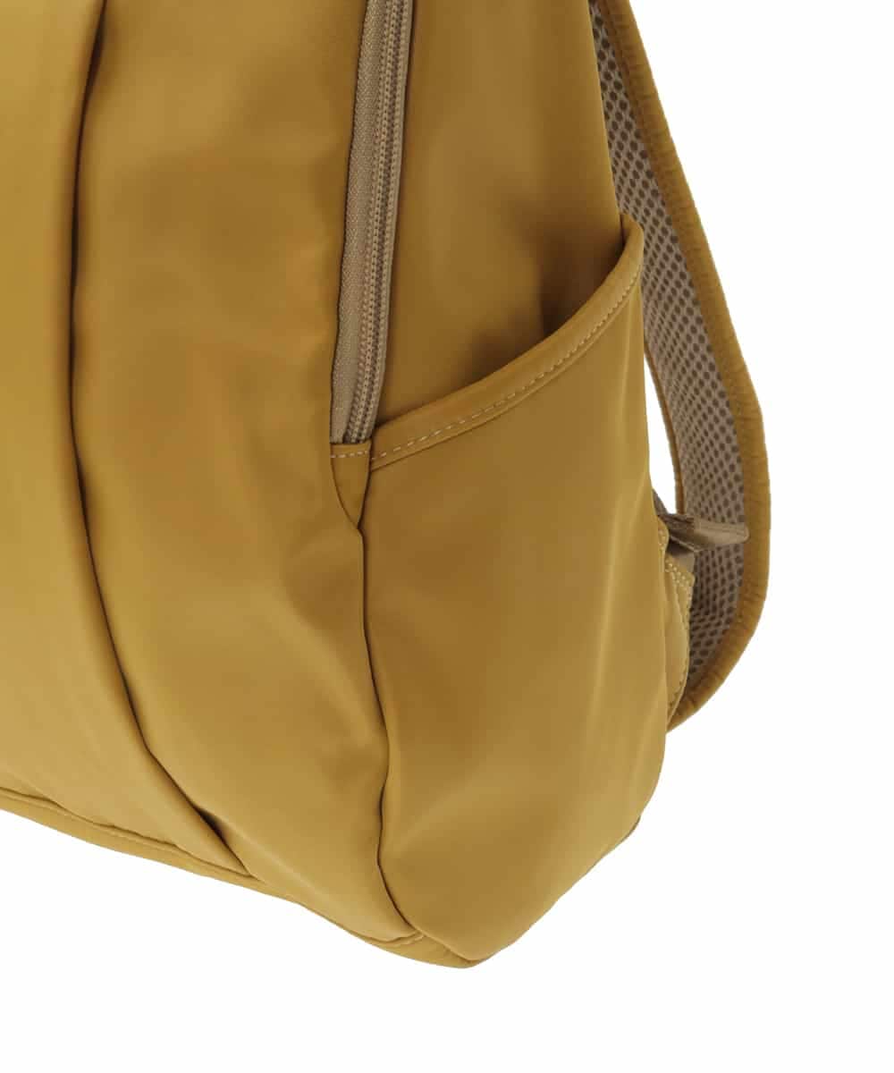 BPCEA22160 MK MICHEL KLEIN BAG(MK ミッシェルクラン バッグ) [撥水/収納アドバイザー監修]タックデザインコンパクトリュック マスタード