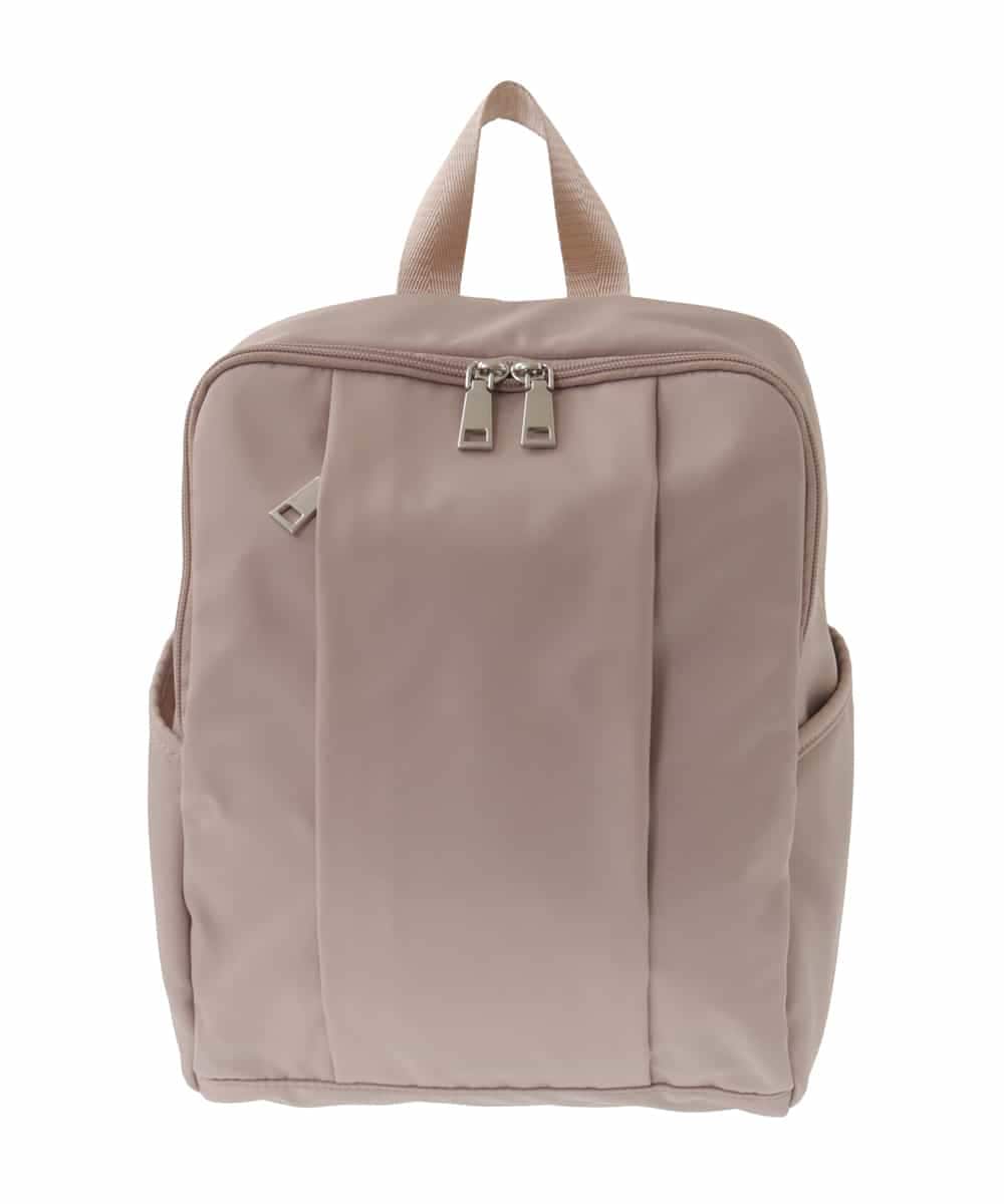 BPCEA22160 MK MICHEL KLEIN BAG(MK ミッシェルクラン バッグ) [撥水/収納アドバイザー監修]タックデザインコンパクトリュック マスタード