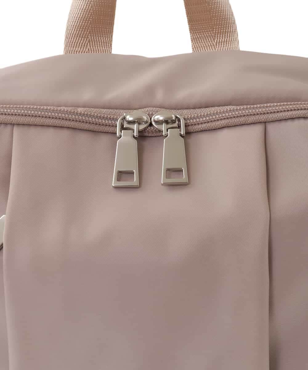BPCEA22160 MK MICHEL KLEIN BAG(MK ミッシェルクラン バッグ) [撥水/収納アドバイザー監修]タックデザインコンパクトリュック マスタード