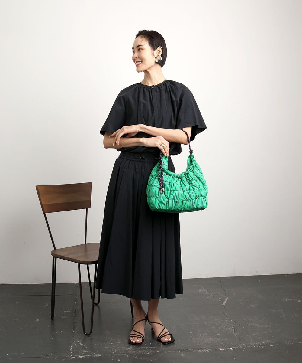 BPCEA23150 MK MICHEL KLEIN BAG(MK ミッシェルクラン バッグ) パラコードワンハンドルバッグ ピンク×ブラウン