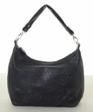 BPCEA31150 MK MICHEL KLEIN BAG(MK ミッシェルクラン バッグ) [2WAY]フラワーパンチングデザイントートバッグ ネイビー