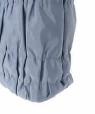 BPCED12120 MK MICHEL KLEIN BAG(MK ミッシェルクラン バッグ) [A4収納可/300g以下の軽量]ギャザーデザインナイロントートバッグ ライトブルー