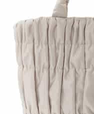 BPCED12120 MK MICHEL KLEIN BAG(MK ミッシェルクラン バッグ) [A4収納可/300g以下の軽量]ギャザーデザインナイロントートバッグ ライトブルー