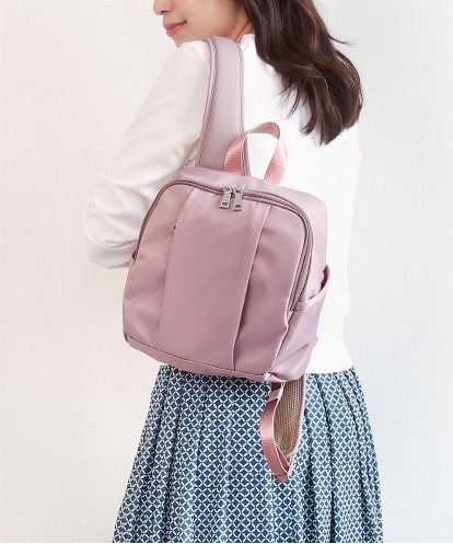 BPCED22150 MK MICHEL KLEIN BAG [撥水]フロントタックデザインミニリュック