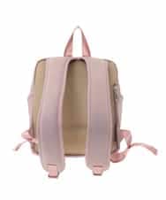 BPCED22150 MK MICHEL KLEIN BAG(MK ミッシェルクラン バッグ) [撥水]フロントタックデザインミニリュック ピンク