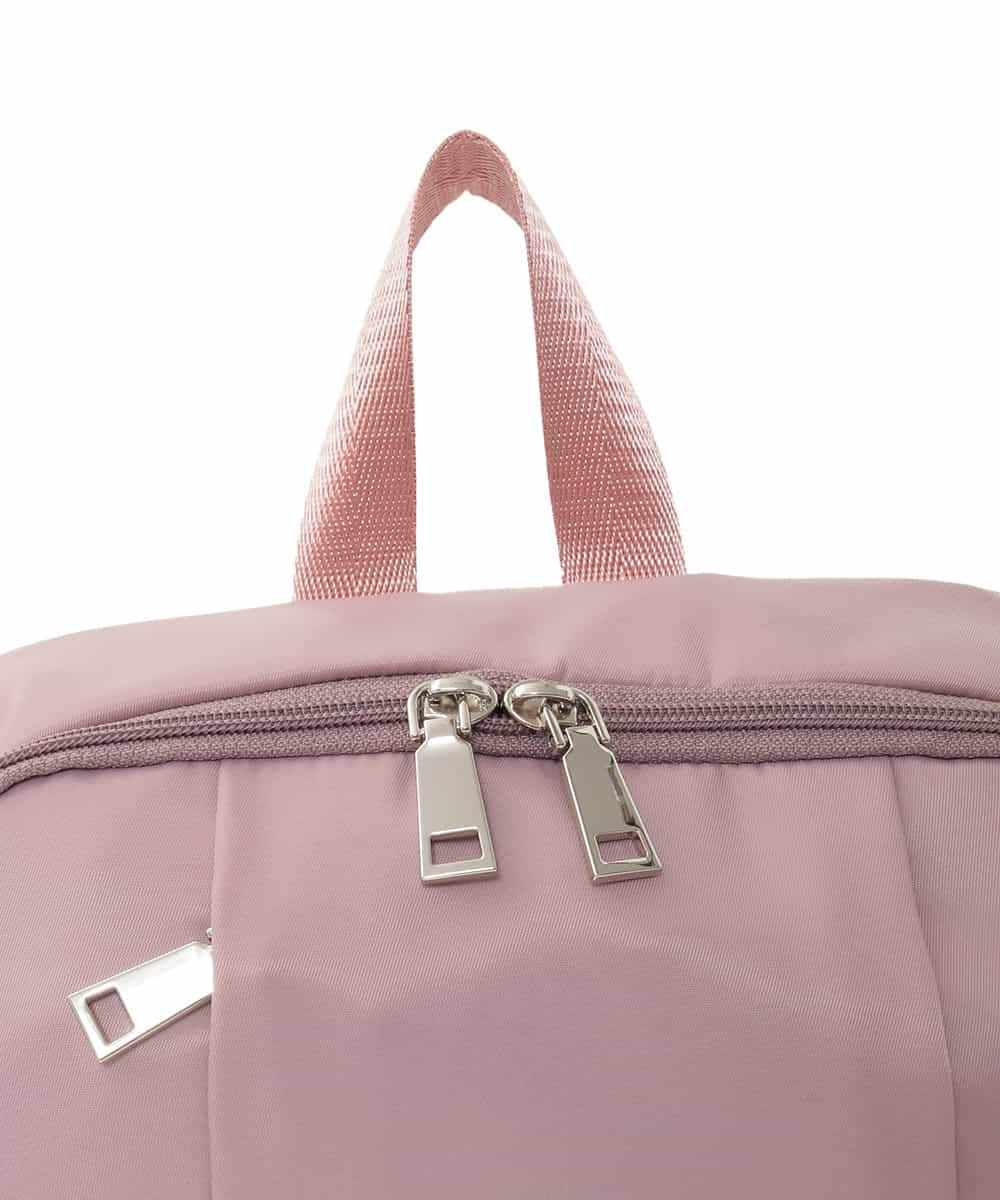 BPCED22150 MK MICHEL KLEIN BAG(MK ミッシェルクラン バッグ) [撥水]フロントタックデザインミニリュック ピンク