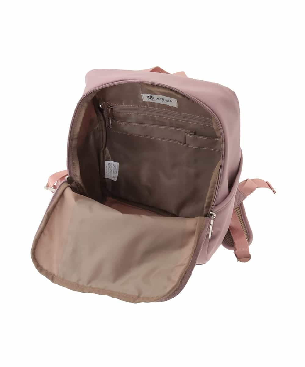 BPCED22150 MK MICHEL KLEIN BAG(MK ミッシェルクラン バッグ) [撥水]フロントタックデザインミニリュック ピンク
