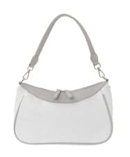 BPCED23160 MK MICHEL KLEIN BAG(MK ミッシェルクラン バッグ) [軽量/2WAY]異素材ポイントラウンドショルダーバッグ ラベンダー