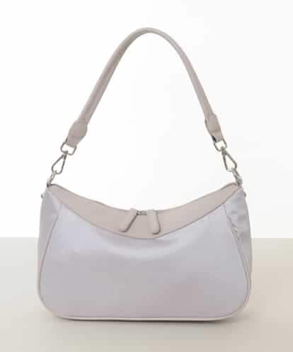 BPCED23160 MK MICHEL KLEIN BAG [2WAY]異素材ポイントラウンドショルダーバッグ