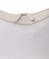 BPCED23160 MK MICHEL KLEIN BAG(MK ミッシェルクラン バッグ) [2WAY]異素材ポイントラウンドショルダーバッグ ラベンダー