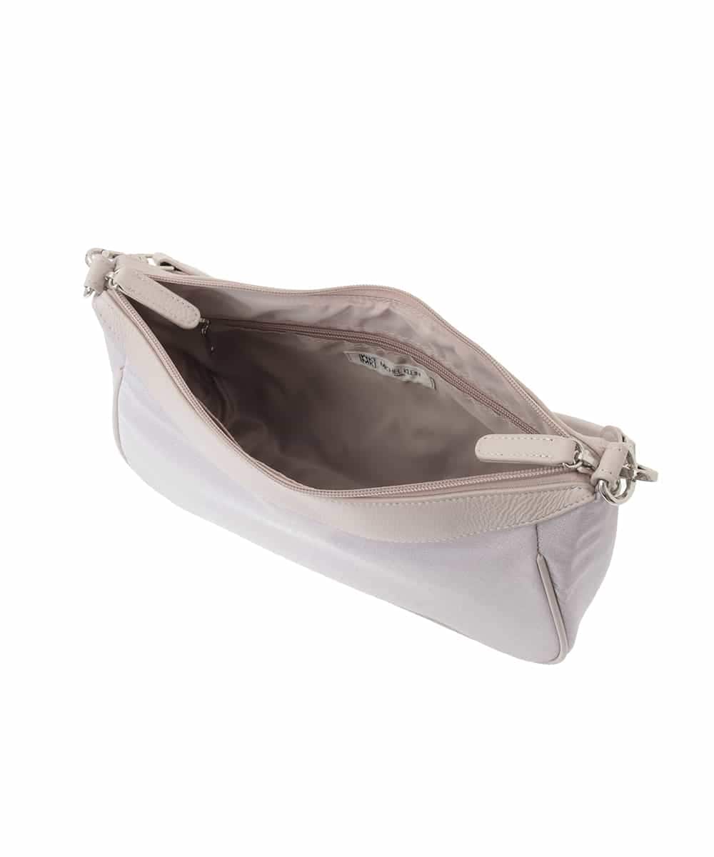 BPCED23160 MK MICHEL KLEIN BAG(MK ミッシェルクラン バッグ) [2WAY]異素材ポイントラウンドショルダーバッグ ラベンダー
