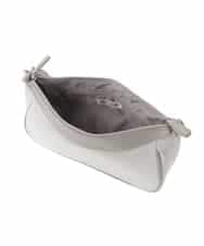 BPCED23160 MK MICHEL KLEIN BAG(MK ミッシェルクラン バッグ) [2WAY]異素材ポイントラウンドショルダーバッグ ラベンダー