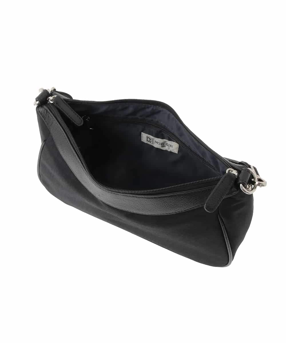 BPCED23160 MK MICHEL KLEIN BAG(MK ミッシェルクラン バッグ) [2WAY]異素材ポイントラウンドショルダーバッグ ラベンダー