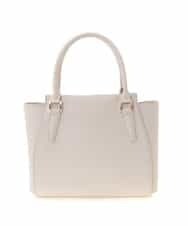 BPCEG04140 MK MICHEL KLEIN BAG(MK ミッシェルクラン バッグ) 【2WAY】フェイクレザースクエアーバッグ ホワイト
