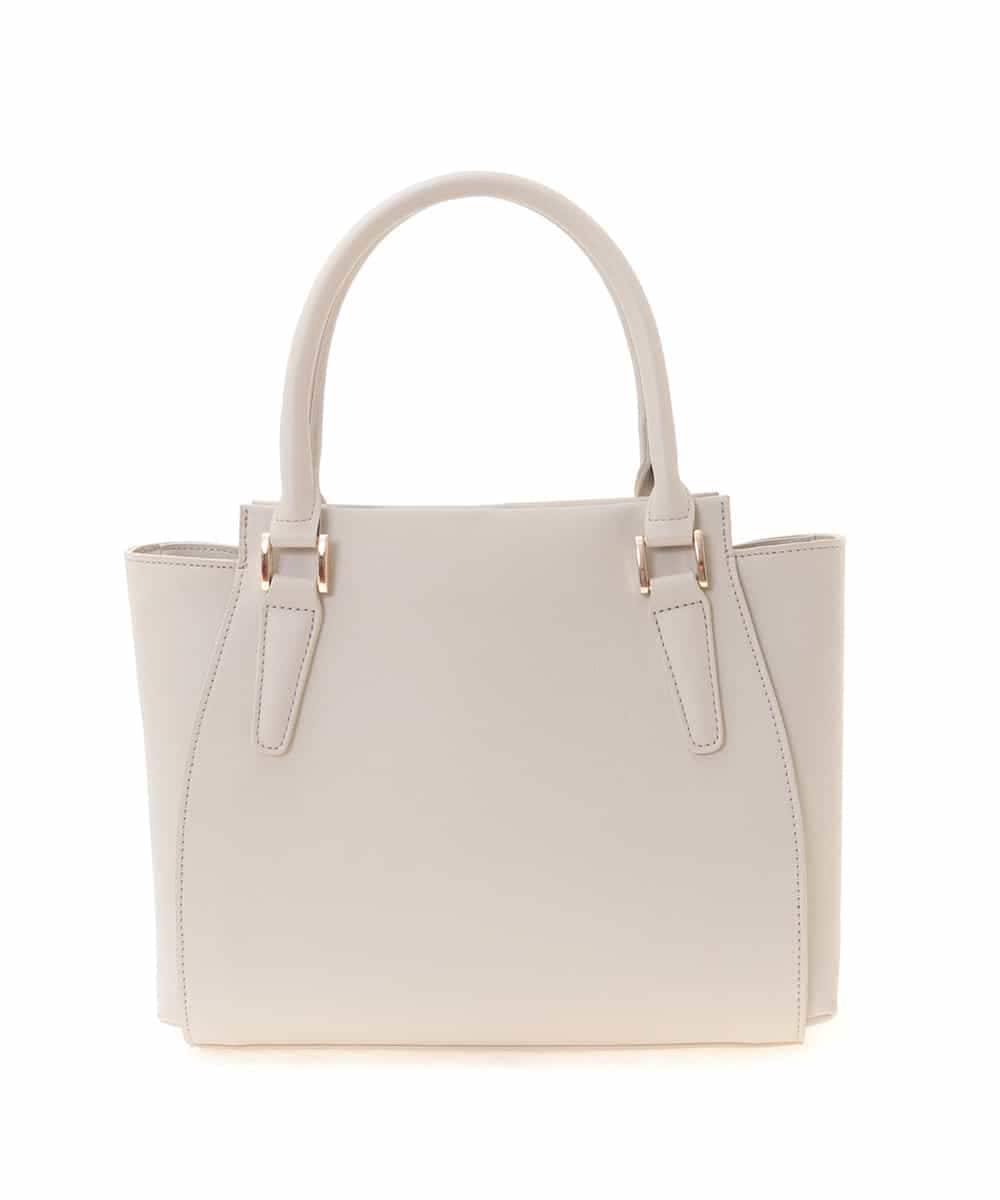 BPCEG04140 MK MICHEL KLEIN BAG(MK ミッシェルクラン バッグ) 【2WAY】フェイクレザースクエアーバッグ ホワイト