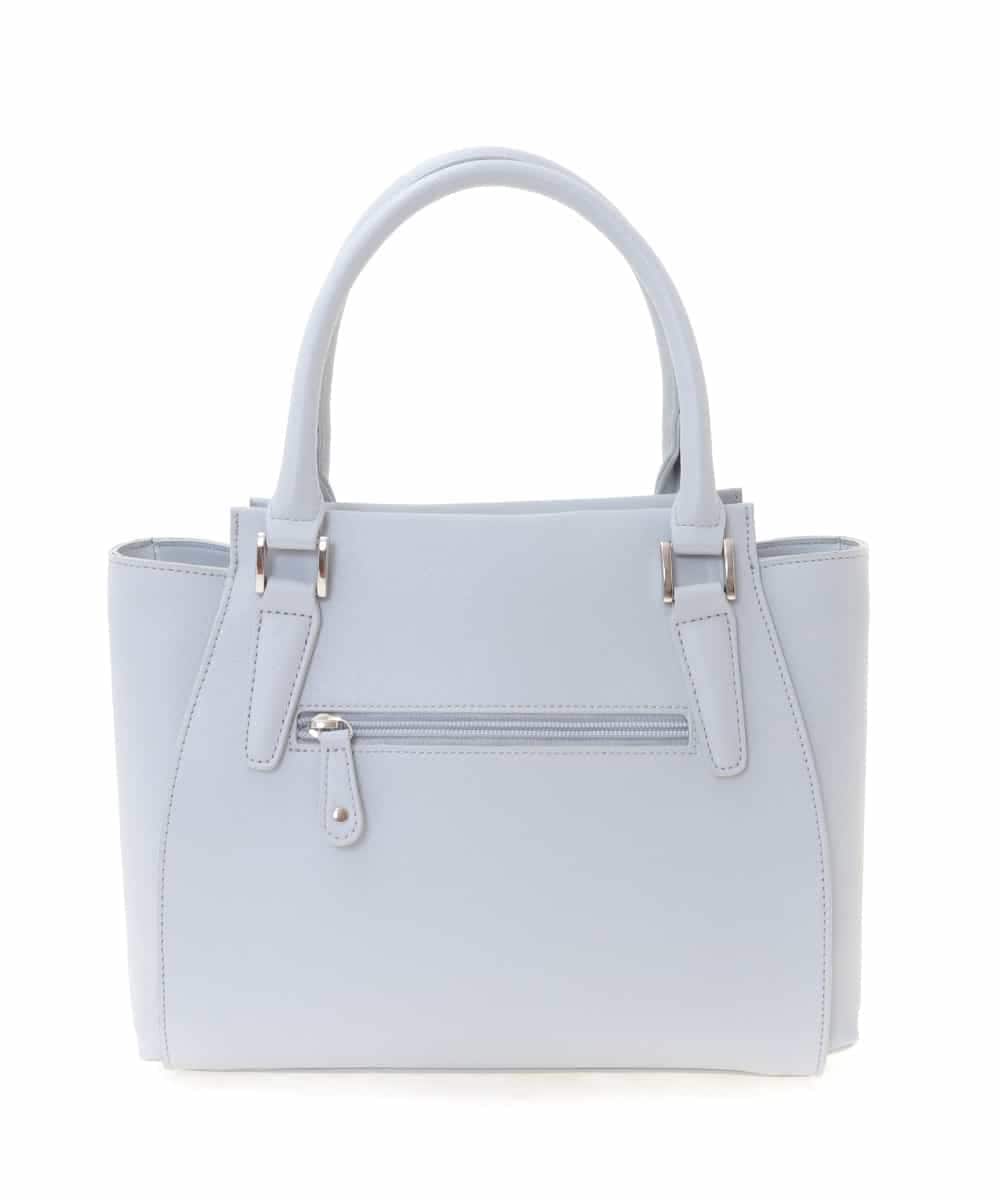 BPCEG04140 MK MICHEL KLEIN BAG(MK ミッシェルクラン バッグ) 【2WAY】フェイクレザースクエアーバッグ ライトグレー