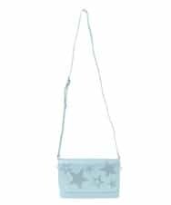 BPCEG81110 MK MICHEL KLEIN BAG(MK ミッシェルクラン バッグ) 【販売停止】【2WAY】スターパンチングクラッチバッグ ライトブルー